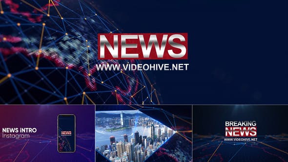 Videohive Broadcast Design-News Package 25223884
