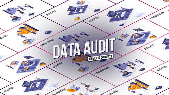 Videohive Data audit – Isometric Concept 28986817