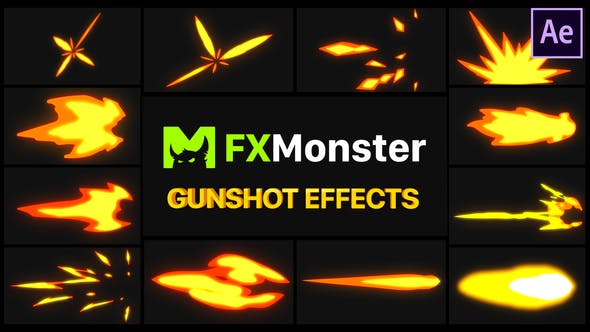 Videohive Gunshot Effects 27490310
