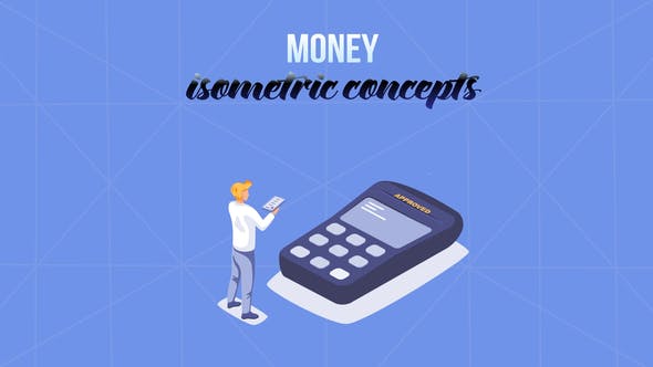 Videohive Money – Isometric Concept 29057224
