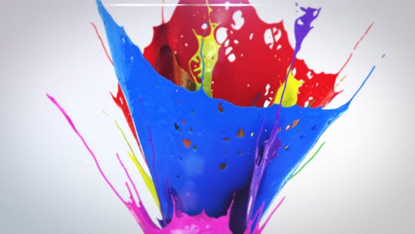 Videohive Rising Paints Logo Reveal 19728459