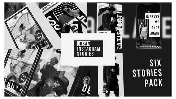 Videohive Urban Stories Instagram Black 28198806