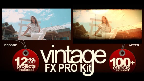 Videohive Vintage FX PRO Kit 27410543