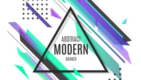 Freepik Abstract Purple Modern Banner