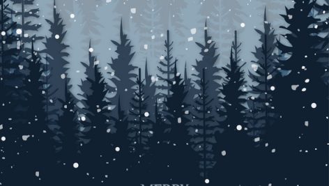 Freepik Christmas Landscape Card