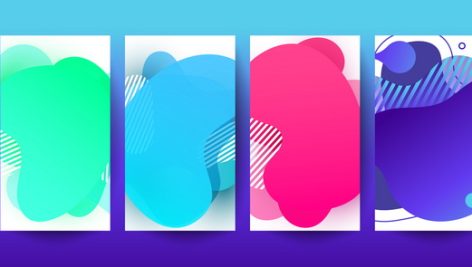 Freepik Colored Abstract Modern Graphic Banner Design For Mobile
