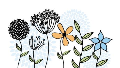 Freepik Flowers Design Over White Background Vector Illustration