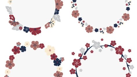Freepik Japanese Flowers Frame