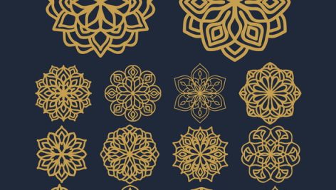 Freepik Mandala Flower Pattern Illustration On Pack Vector