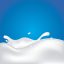Freepik Milk Splash With Splashes Isolated On Blue Background
