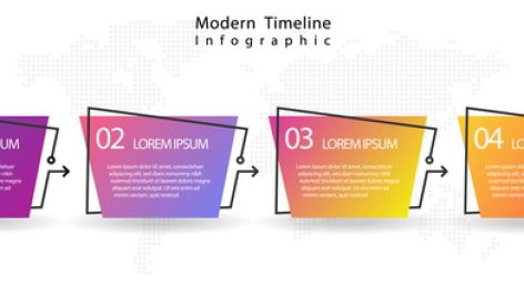 Freepik Modern Timeline Infographic