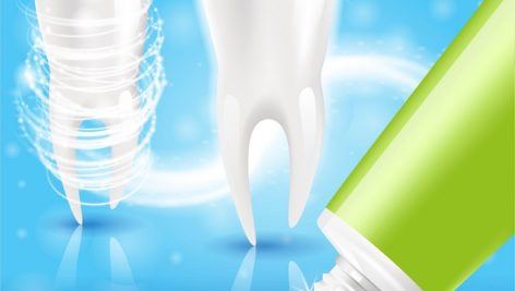 Freepik New Toothpaste For Teeth Whitening Vector Promo
