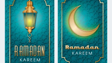 Freepik Pack Ramadan Banners With Pattern Golden Ornaments