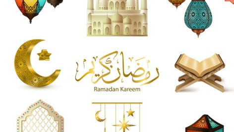 Freepik Ramadan Kareem Realistic Set