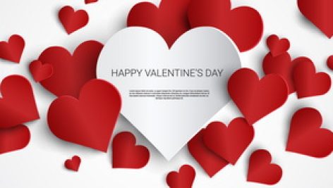 Freepik Valentine Day Gift Card Holiday Love Heart Shape
