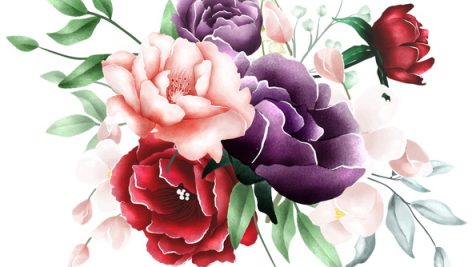 Freepik Watercolor Rose Bouquet Background 1