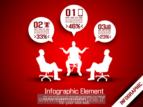 وکتور اینفوگرافی Infographics Elements 0843