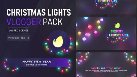 Preview Christmas Lights Vlogger Pack 35134224