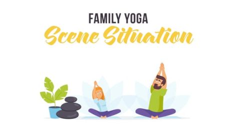 Preview Family Yoga Scene Situation 28256082
