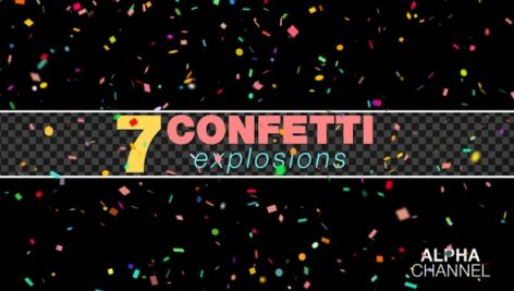 Videohive Confetti Explosions 23227493