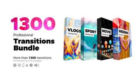 Videohive Transitions Bundle 4 In 1 23590350 For Premiere Pro