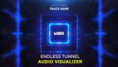 Videohive Audio React Endless Square Tunnel 23566933