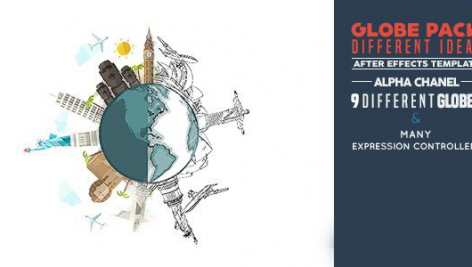 Videohive Globe Pack – Different Ideas 12442627