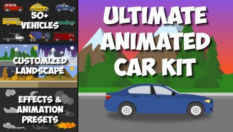Videohive Ultimate Animated Car Kit 17090571