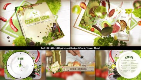 Videohive Cooking Tv Show Pack Journal 22751769