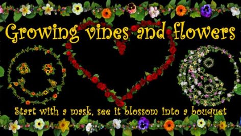 Videohive Growing Vines And Flowers 19355384