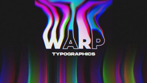 Videohive Warp Typographics 24512046