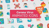 Videohive Corona Virus Icons 26019243