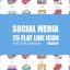 Preview Social Media Flat Animation Icons 23370431