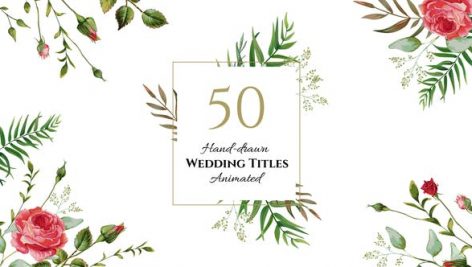 Videohive Floral Wedding Titles 22273137