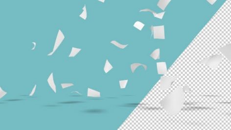 Videohive Paper Flying 20851930