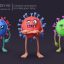 Videohive Coronavirus Character Animation Diy Kit 26534212