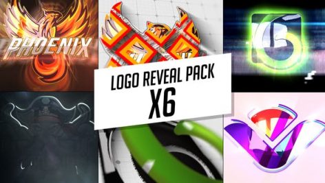 Videohive Logo Reveal Pack X6 26208323