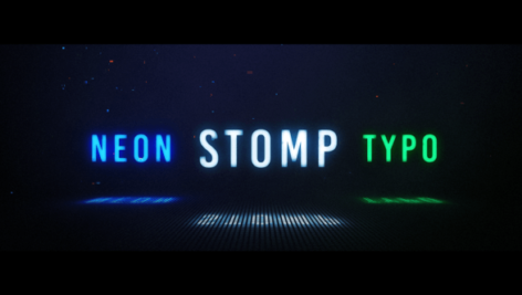 Preview Neon Stomp Typographic 23896870