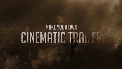 Videohive Cinematic Trailer Dust Titles 20272176