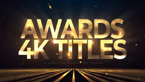Videohive Awards 4K Titles Lines 25211057