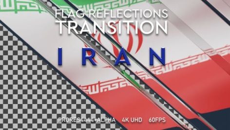 Videohive Flag Of Iran Transition Uhd 60Fps 40542900