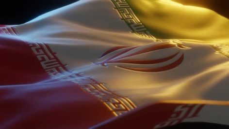 Videohive Iran Stylized Flag 36406678